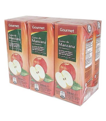 Zumo de manzana "Gourmet" (6 x 200 ml)
