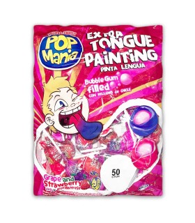 Chupa-Chupas rellenos con chicle 