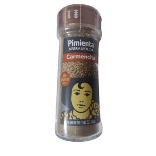 Pimienta negra molida Carmencita (52g)