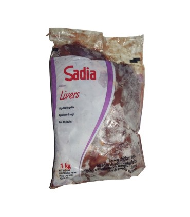 Hígado de Pollo Congelado Sadia 1 kg – Nutrición y Sabor para Platos Criollos que Fortalecen en Familia