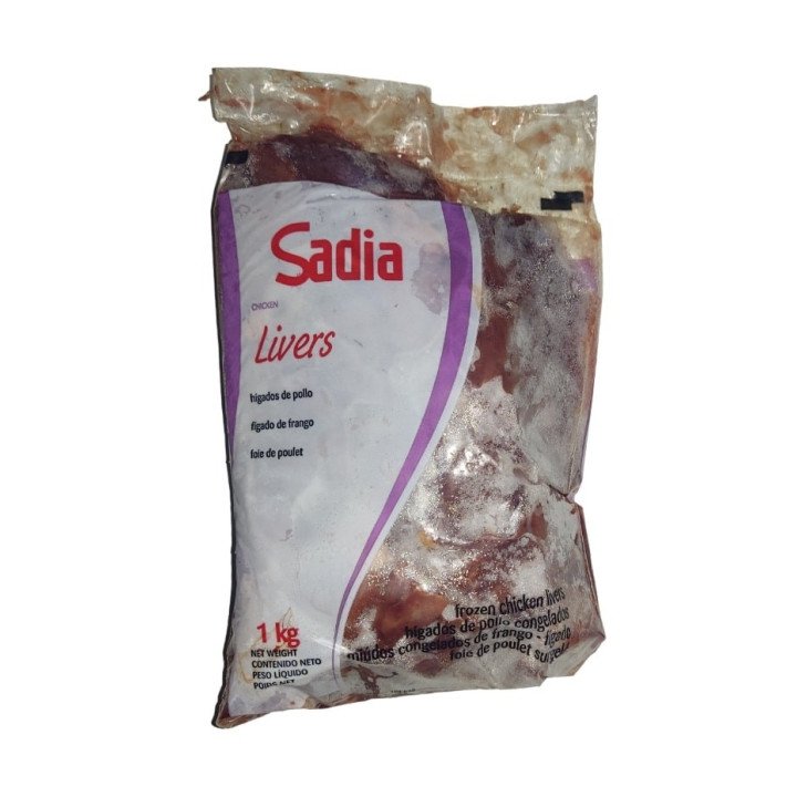 Hígado de Pollo Congelado Sadia 1 kg – Nutrición y Sabor para Platos Criollos que Fortalecen en Familia