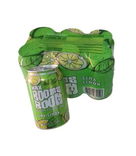 Refresco Lima Limon "Max Booms Boom" (lata 33 cl  x 6 unidades)