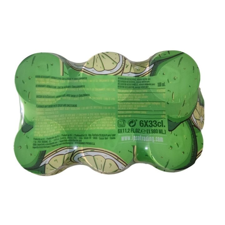 Refresco Lima Limon "Max Booms Boom" (lata 33 cl  x 6 unidades)