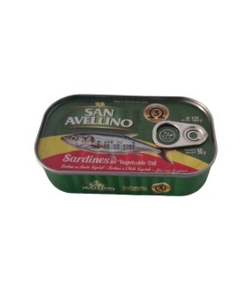 Sardinas en Aceite Vegetal San Avelino 125 g – Sabor natural y nutrición para tu familia en Cuba