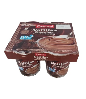 Natilla de Chocolate Pascual 125 g (4 unidades) – Postre cremoso y delicioso para tu familia en Cuba