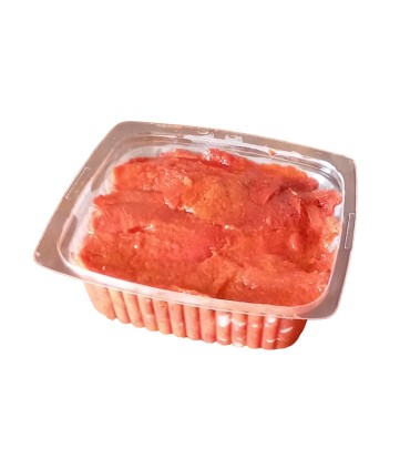 Pulpa de Mamey Colorado (600 g) – Natural y Lista para Disfrutar - envase abierto