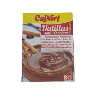 Natilla Instantanea Sabor Chocolate "Calnort" (display de 2 sobres x 65g)