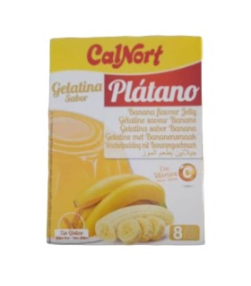 Gelatina Sabor Plátano Calnort – Estuche 2 Sobres de 85 g