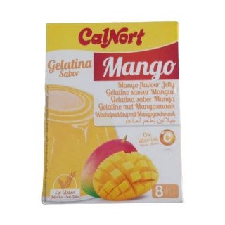 Gelatina sabor Mango "Calnort" (Estuche de 2 sobres x 85 g)