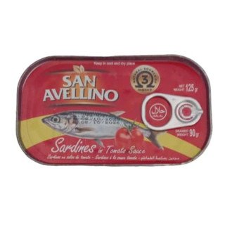 sardinas en salsa de tomate 125 g conserva para enviar a Cuba