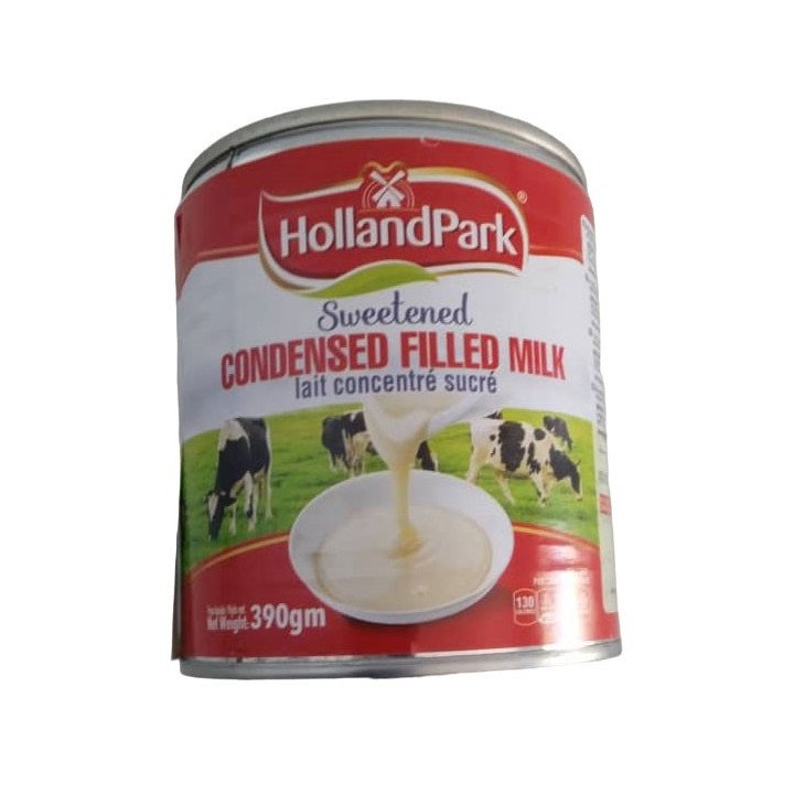 leche condensada HollandPark 390 g para postres y enviar a Cuba