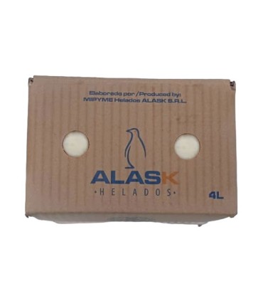 Helado de Mantecado "Alask" – Caja de 4 Litros