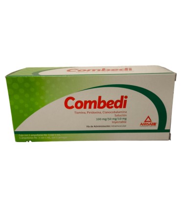 COMBEDI (Vitamina B1, B6, B12) – Energía y Apoyo Neurológico en Cada Ampolla