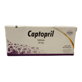CAPTOPRIL 30 TAB 25 MG