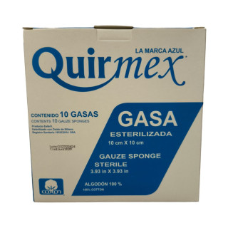 Gasa Esterilizada 10 sobres (10 cm x 10 cm) – Material médico para curas y primeros auxilios en Cuba
