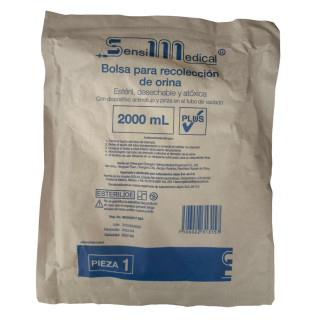 BOLSA RECOLECTORA DE ORINA 1 PZA 2000