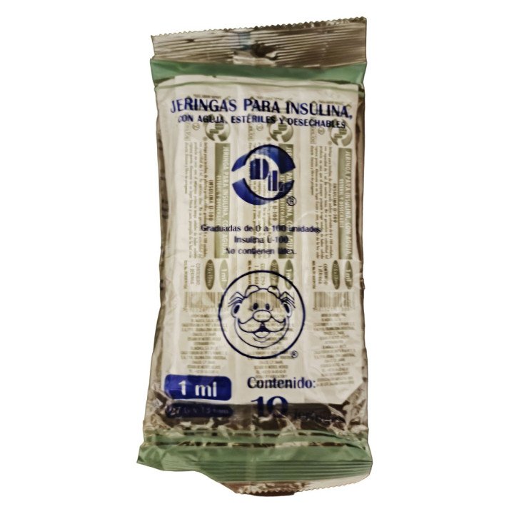 JERINGA P/INSULINA 10 UND