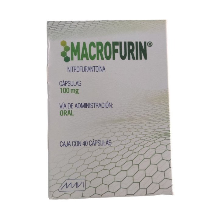 MACROFURIN (Nitrofurantoína) 40 CAPS 100 MG