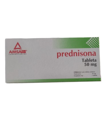 Prednisona 50 mg (20 tabletas)