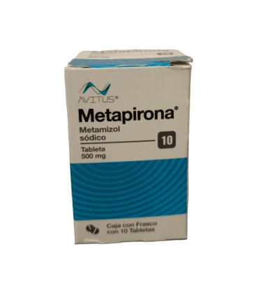 Metapirona (Metamizol sódico) 500 mg – 10 Tabletas de Alivio Seguro