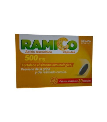 RAMICO VITAMINA C 500 MB (30 CÁPSULAS)
