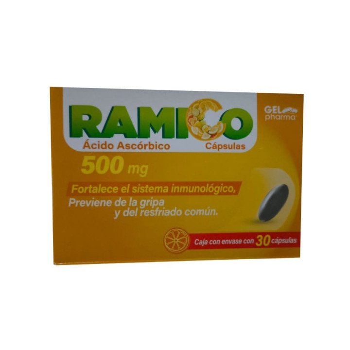RAMICO VITAMINA C 500 MB (30 CÁPSULAS)