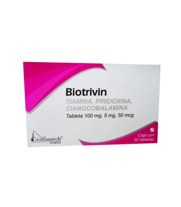 BIOTRIVIN COMPLEJO B (30 TABLETAS)