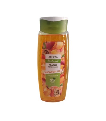 Gel de Baño de Melocoton y Caqui "Aroma Natural" (400 ml)