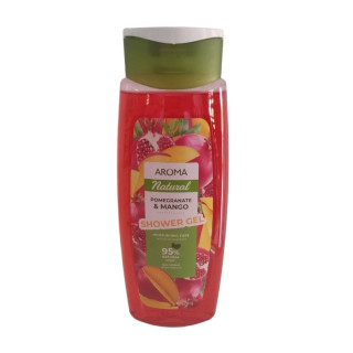 Gel de Baño de Granada y Mango "Aroma Natural" (400 ml)