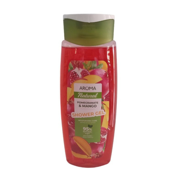 Gel de Baño de Granada y Mango "Aroma Natural" (400 ml)