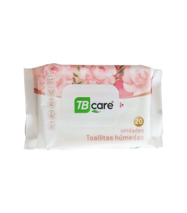 Toallitas Húmedas TBcare (20 unidades) – Limpieza y frescura para el cuidado diario en Cuba