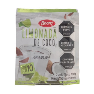 Limonada de Coco “Boom” 100 g – Frescura Tropical que Alegra el Día en Cuba