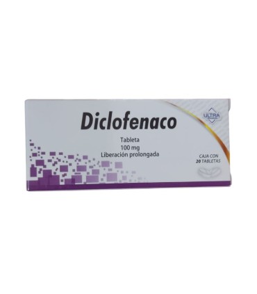 DICLOFENACO "ULTRA" 20 TAB (100 mg)