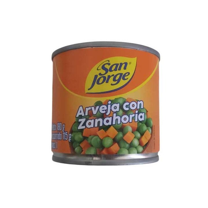 Arveja con Zanahoria "San Jorge" (180 g)