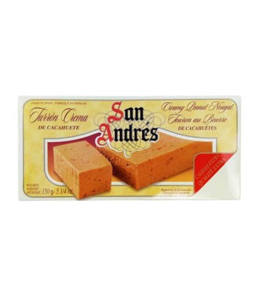 Turrón Blando “San Andrés” (150 g) – Dulzura Tradicional con Almendra y Cariño
