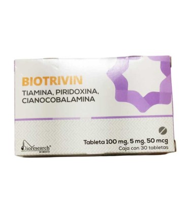 BIOTRIVIN COMPLEJO B (30 TABLETAS)