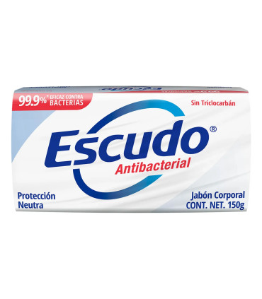Jabón antibacterial blanco "Escudo" (150 g)