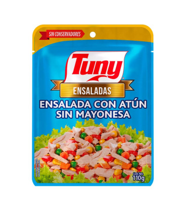 Ensalada Primavera de atún sin mayonesa "Tuny" (110 g) 🥗🐟