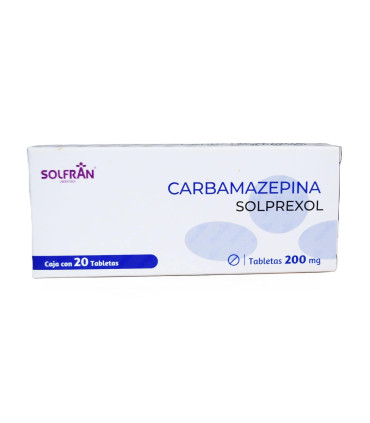 CARBAMAZEPINA "SOLPREXOL" (20 comprimidos de 200 mg) 💊🧠