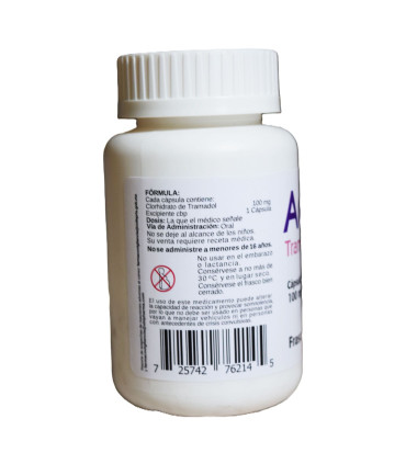 Tramadol 100 mg "Adiolol" (100 mg) - reverso
