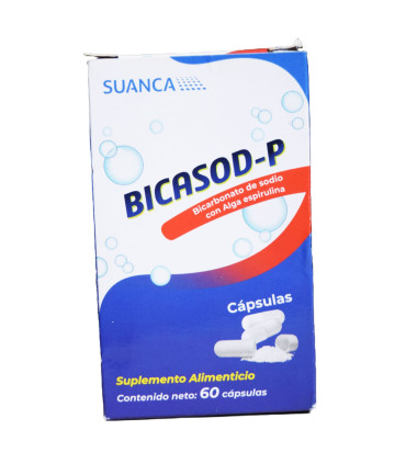 BICARBONATO BICASOD-P "SUANCA" (60 cápsulas)