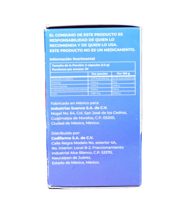 BICARBONATO BICASOD-P "SUANCA" (60 cápsulas)