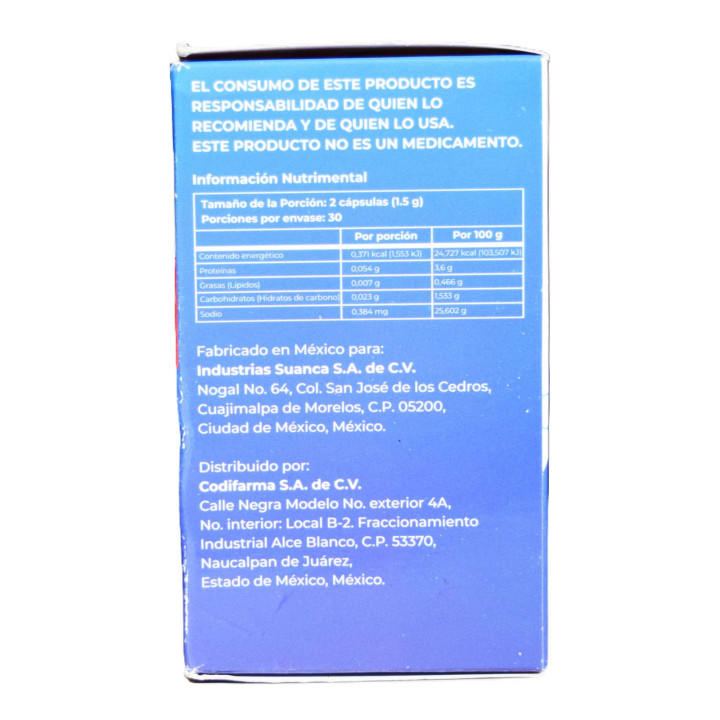 BICARBONATO BICASOD-P "SUANCA" (60 cápsulas)