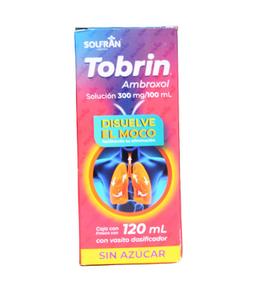 Ambroxol 300 mg/100 ml "Tobrin" (120 ml)💨🫁