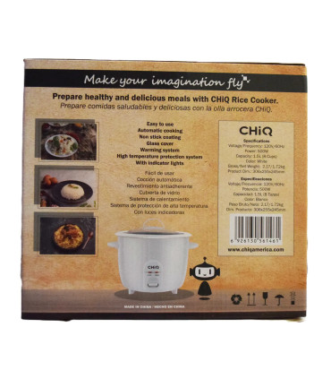 Olla Arrocera "CHIQ" (1,5 Litros) - información