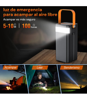 Power Bank 50000mAh Carga Rápida 46W