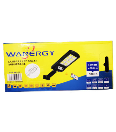 Lámpara LED Solar Suburbana "Wanergy"