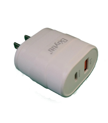 Cargador Rápido Buytiti 30W con Doble Puerto USB
