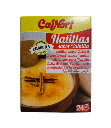 Natillas Caseras Sabor Vainilla "Calnort" (3x40g)