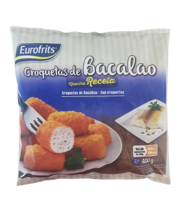 Croquetas de Bacalao "Eurofrits" (400 g)